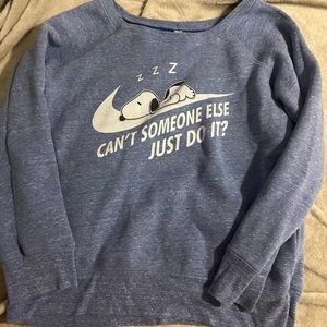 oversized snoopy comfy shirt